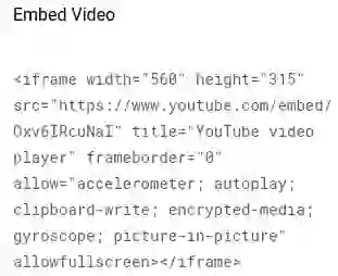 slow youtube embed code