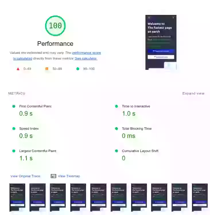 lighthouse audit