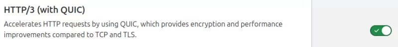 cloudflare settings http3